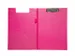 Klembordmap MAUL A4 staand met penlus PVC neon roze