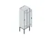 locker voor scheiding van kleding,HxBxD 2120x600x500mm,2vak