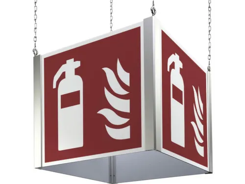 Kubus Met Brandbeveiligingstekens,Brandblusser,Aluminium