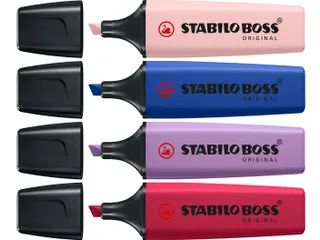 Markeerstift STABILO Boss Wildflower display klein assorti - 8