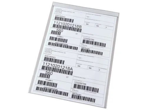 zichthoes,DIN A7,liggend,HxB 60x110mm,m. magneet,transparant