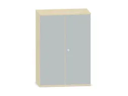 Kantoorkast 1150x800x430mm Decor Romp Esdoorn Decor Front Lichtgrijs