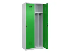 locker voor scheiding van kleding,HxBxD 1850x800x500mm,2vak