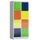 Lockerkast 1800x800x500mm 2x4 vakken cilinderslot, sokkel, Multicolor