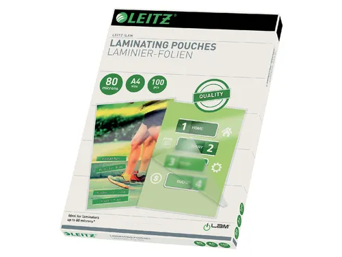 Lamineerhoes Leitz A4 2x80 micron EVA 100stuks
