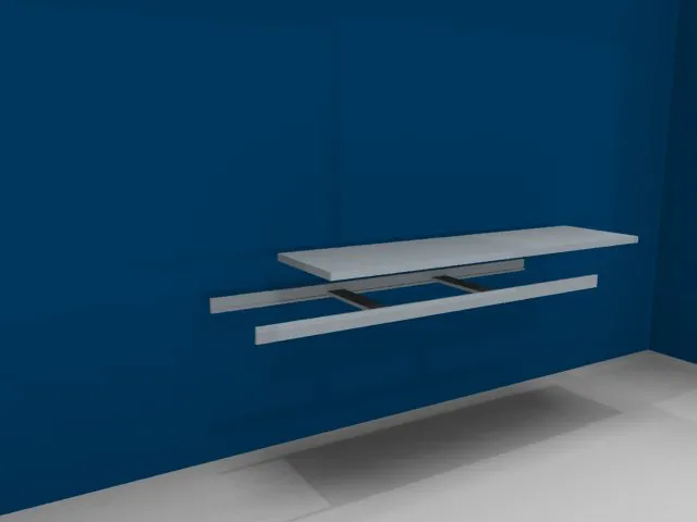 tablette,p. rayonnage grande largeur,lxP 2250x600mm
