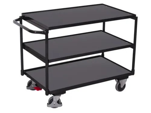 tafelwagen,draagverm. 250kg,3etage(s),laadvl. LxB 985x590mm,houtetage