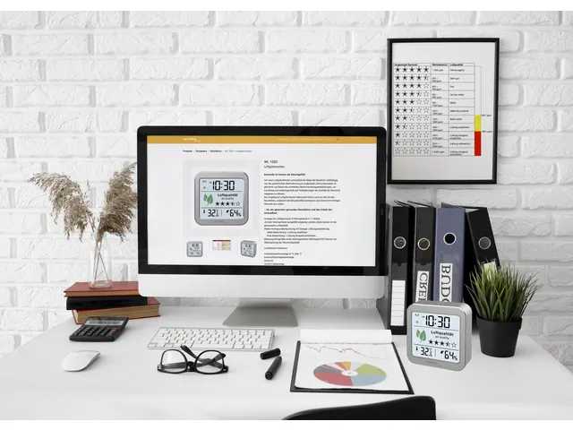 CO2-meter Technoline WL 1020 82x82x25mm zilver