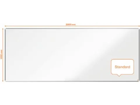 Nobo Whiteboard 120x300cm Premium Plus Magnetisch Emaille