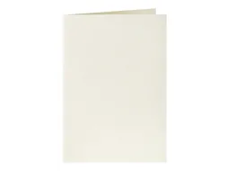 Correspondentiekaart Papicolor dubbel 105x148mm anjerwit pak à 6 stuk