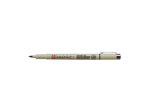 Fineliner Sakura Pigma Graphic 1 1.0mm zwart