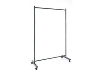 garderoberek,verrijdbaar,HxD 1800x600mm,4zwenkwielen,staal,1000 mm - 4