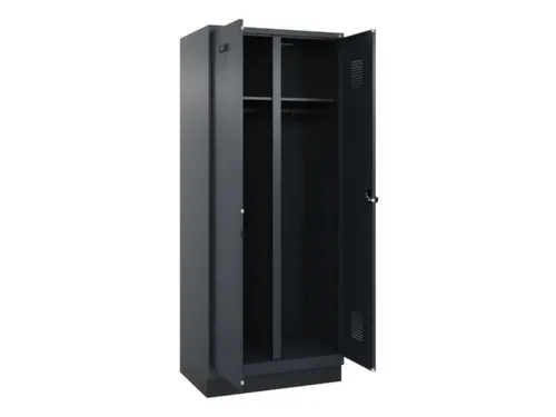 locker voor scheiding van kleding,HxBxD 1950x800x500mm,2vak