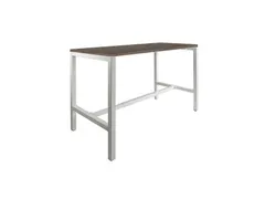 Domino Basic statafel 140x80cm 110cm Logan Eik 25mm Alu