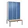 locker met bank,HxBxD 2120x1200x815mm,3vak,vak B 400mm,cil.-slot