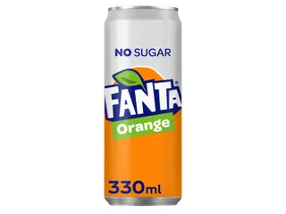 Frisdrank Fanta orange zero blik 330ml - 1
