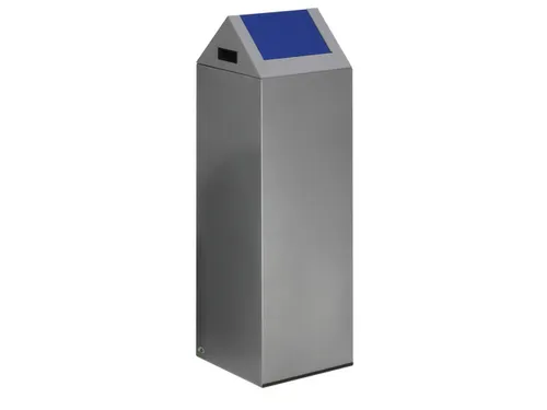Afvalverzamelaar Zelfblussend 89 Liter 1045X320X320Mm Klemring Blauw
