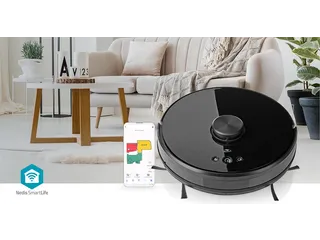 Robotstofzuiger Nedis wifi laser 3-in-1 zwart - 23