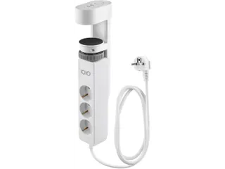 IOIO desktop stekkerdoos SL3000 3-voudig + 3x USB Wit - 1