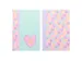 Cahier d'exercices B'LOG HEARTS A5 ligne 48v 90gr shrink 2 pcs 2 motif