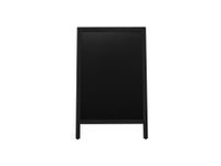 Krijt stoepbord Europel 660x1040 mm ECO zwart
