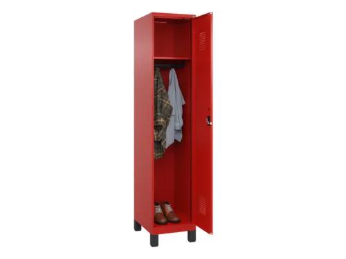 locker,HxBxD 1950x400x500mm,1vak,vak B 400mm,cil.-slot,voeten