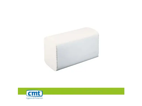 CMT Handdoekpapier Z-vouw Eco Recycled 2-laags 23x24cm wit 4000 Stuks