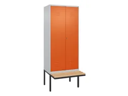locker voor scheiding van kleding,HxBxD 2120x800x815mm,2vak