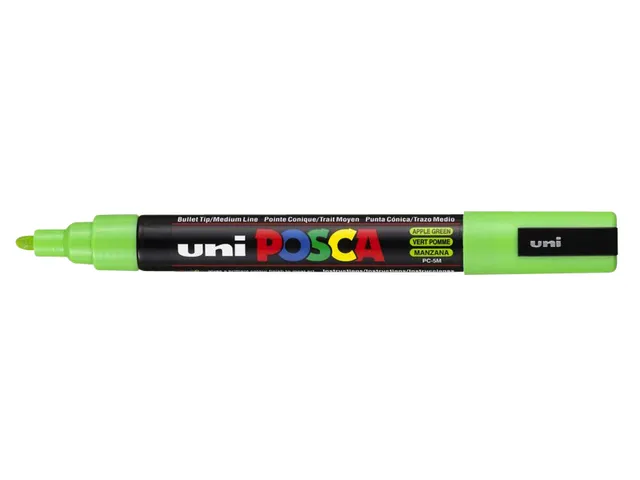 Verfstift Posca PC5M Medium Punt 1,8-2,5mm Appelgroen
