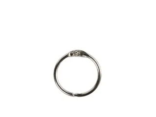 Boekbindersring Creativ Company 19mm zilver 10 stuks - 2
