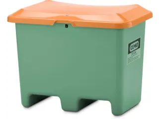 strooigoedbak,200l,HxBxD 690x890x600mm,GVK,groen,deksel oranje - 5