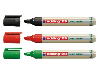 Viltstift Edding 29 Whiteboard EcoLine Schuin Zwart 1.5-5mm - 2