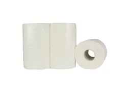 Toiletpapier 2-laags wit 400 vel, pak van 10 x 4 rollen