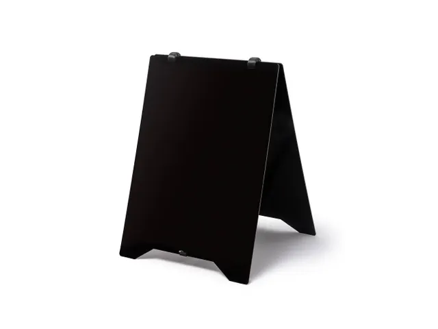 Stoepbord Grab & Grip Krijtbord BOND panelen A1 Zwart Dubbelzijdig