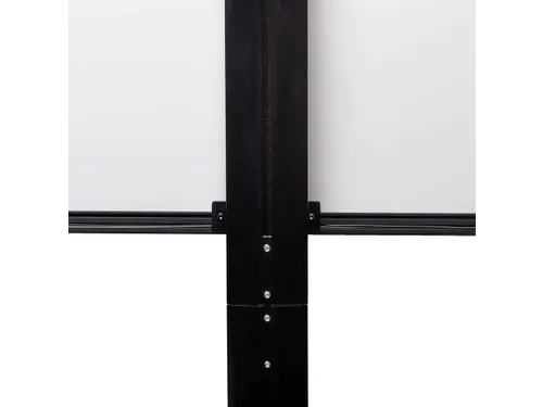 Verlichte Infostandaard LED Slide In A1 Zwart