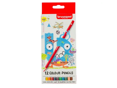 Kleurpotloden Bruynzeel Kids assorti 12 stuks