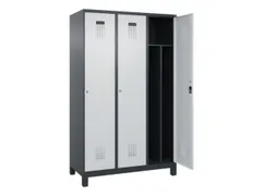 locker voor scheiding van kleding,HxBxD 1950x1200x500mm,3vak