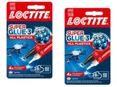 Secondenlijm Loctite All Plastic 2 gram + 4 ml 1+1 GRATIS