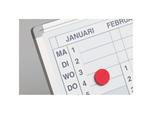 Cijferstroken voor verticale Jaarplanner 60 x 90 cm | PlanbordOnline.nl