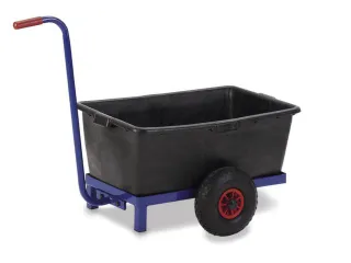 rolplateau met duwstang,draagverm. 150kg,laadvl. LxB 670x370mm - 2