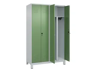 PBM-locker,HxBxD 1950x1200x500mm,4vak,vak B 300mm,draaigrendel - 2