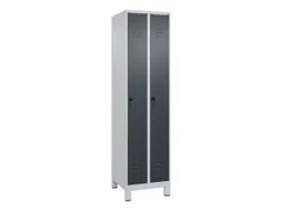 locker,HxBxD 1950x500x500mm,2vak,vak B 250mm,draaigrendel,voeten