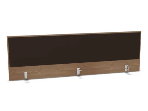 opzetpaneel,v. bureau,aanbouw achter,B 1800mm,NT-cherry,BN2036-bruin