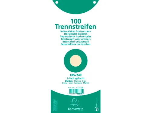 Tabstroken horiz180g perfo 105X240 gems