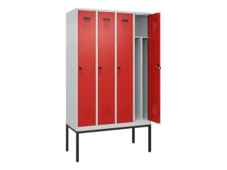 locker voor scheiding van kleding,HxBxD 2120x1200x500mm,4vak - 1
