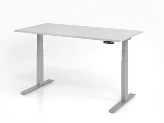Av. régl. él. hauteur bureau assis/debout,HxlxP 640-1290x1600x800mm