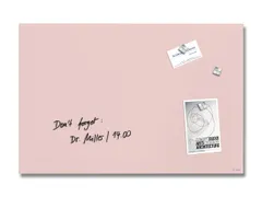 Glas Magneetbord Sigel Artverum mat rosé 60x40cm