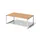vergadertafel/directiebureau,HxBxD 740x2000x1200mm,rechthoekig