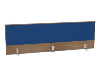 opzetpaneel,v. bureau,aanbouw achter,B 1800mm,NT-cherry,BN6016-blauw - 1