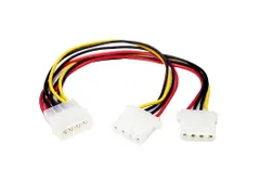 LP4 naar 2x LP4 Voedingskabel Y-adapter M/F